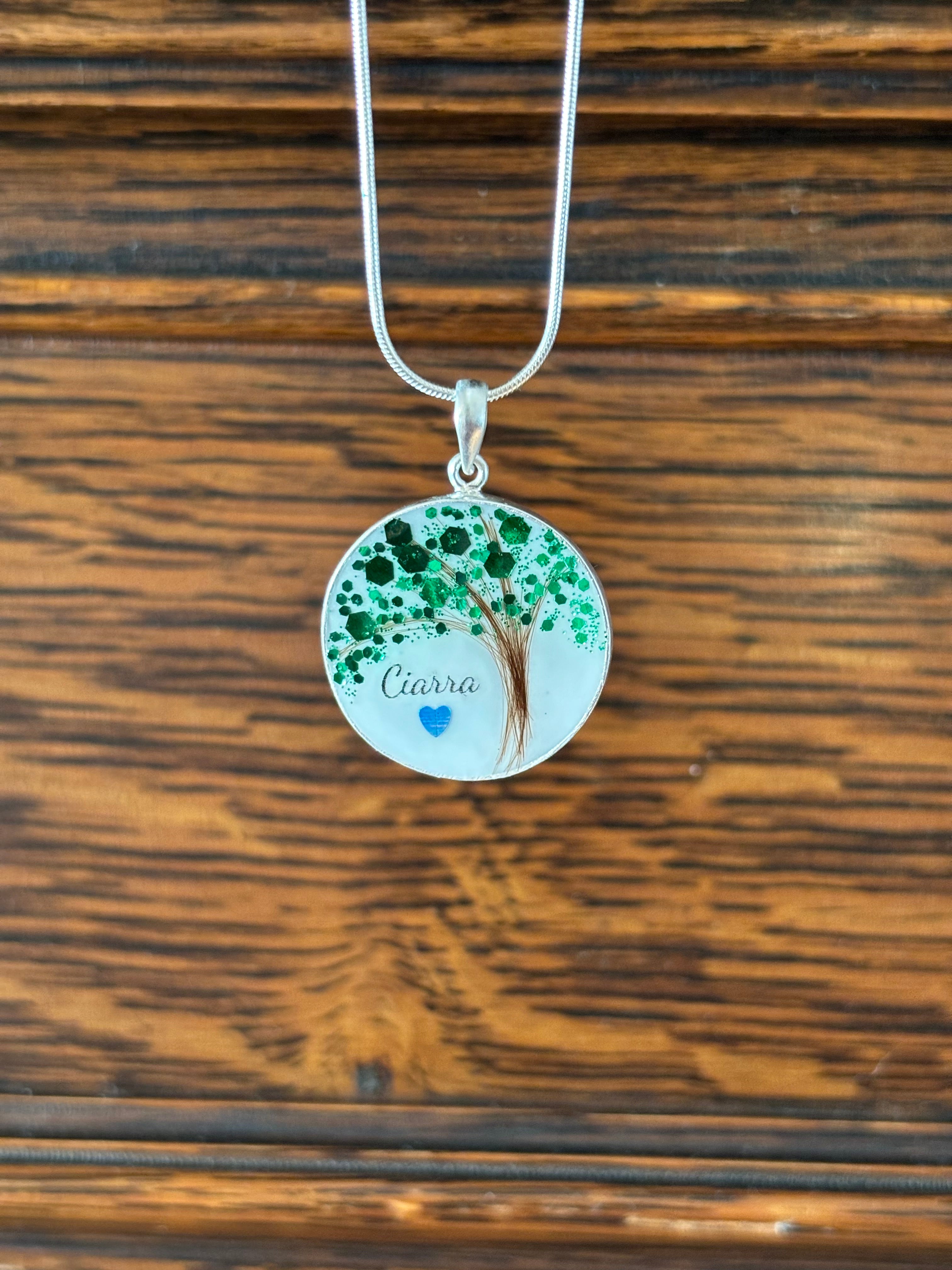 Hair art necklace