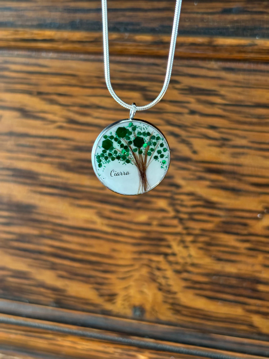 Hair art necklace