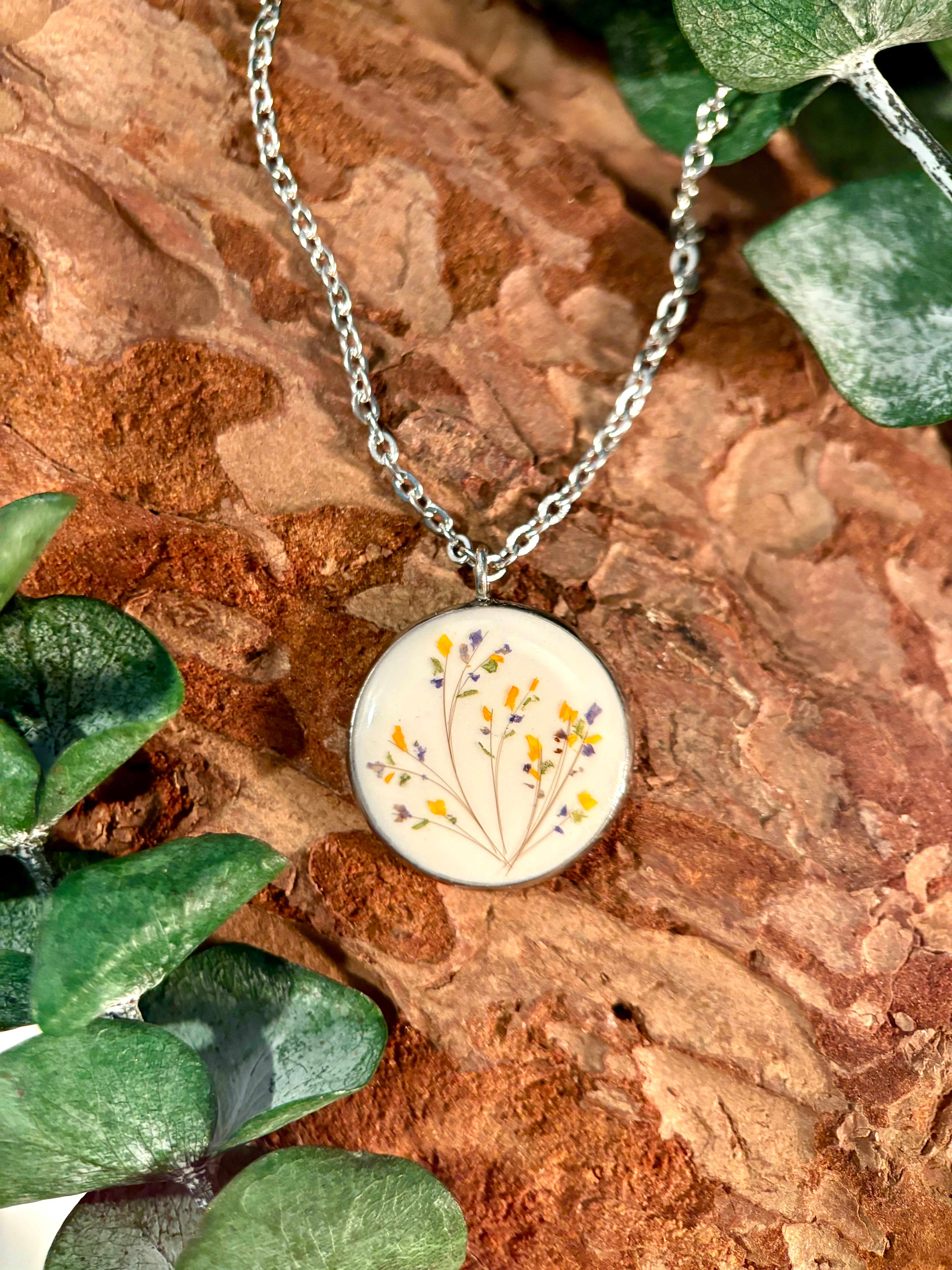 Hair art necklace